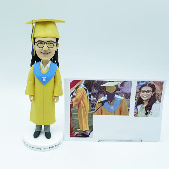 Custom Bobble Head Mini Figurine Graduation Customized