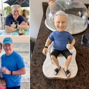 Custom Bobble Head Mini Figurine - Father's Day
