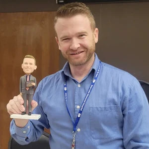 Custom Bobble Head Mini Figurine - Father's Day