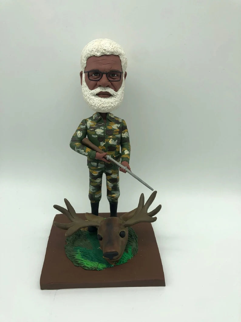 Custom Hunter Bobblehead – Personalized Bobblehead for Outdoor & Hunting Lovers