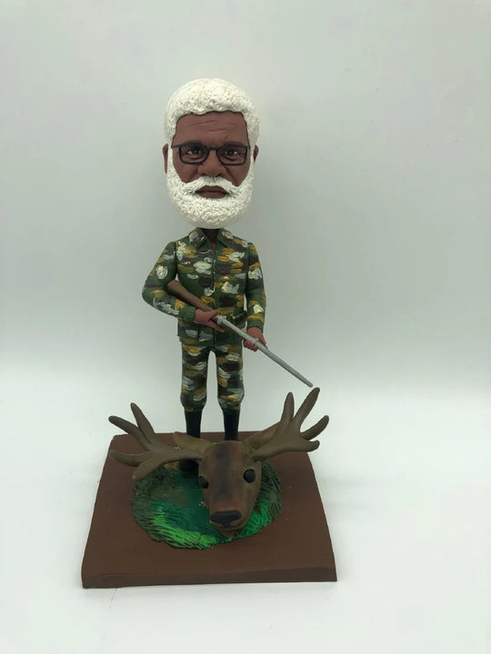 Custom Hunter Bobblehead – Personalized Bobblehead for Outdoor & Hunting Lovers