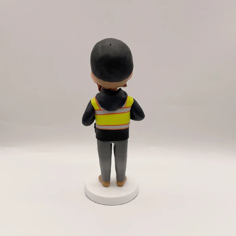 Construction Worker Custom Bobblehead – Built to Make You Smile!
