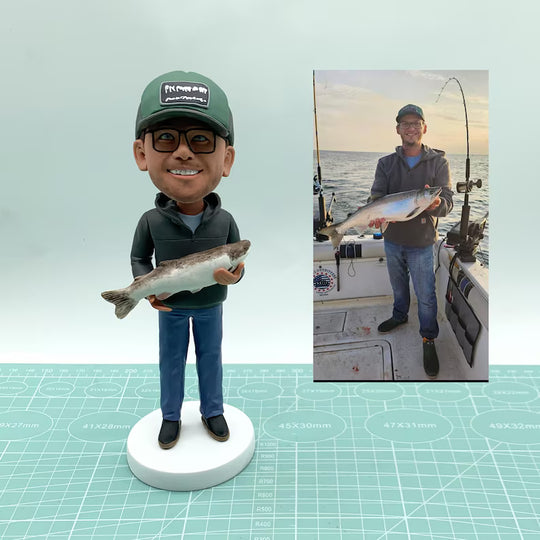 Custom Bobblehead - The Fishing Gift That’ll Make Them Bobble With Joy
