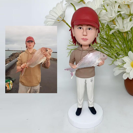 Custom Bobblehead - The Fishing Gift That’ll Make Them Bobble With Joy