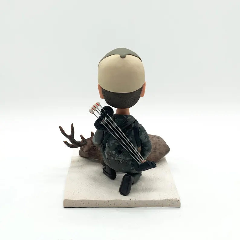 Custom Hunter Bobblehead – Personalized Bobblehead for Outdoor & Hunting Lovers