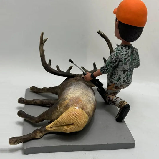 Custom Hunter Bobblehead – Personalized Bobblehead for Outdoor & Hunting Lovers