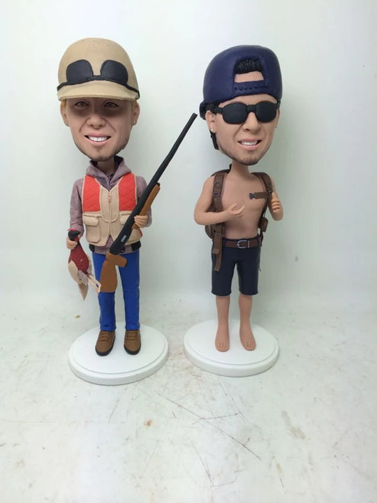 Custom Hunter Bobblehead – Personalized Bobblehead for Outdoor & Hunting Lovers
