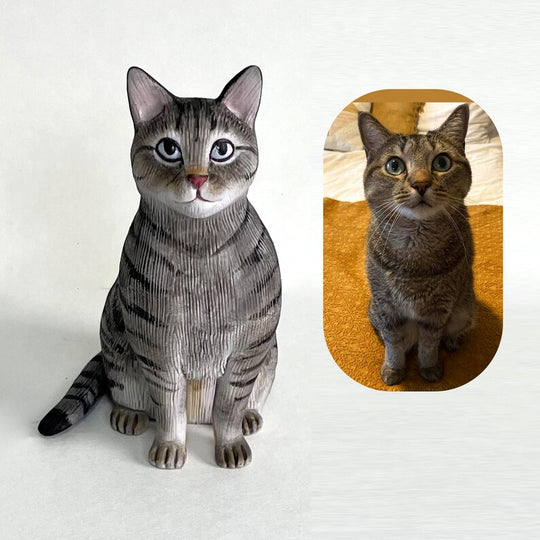 Example of the custom figurine design; personalised from customer reference photos