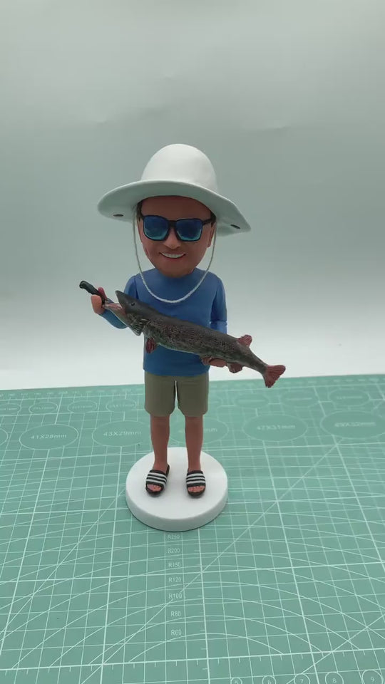Custom Bobblehead - The Fishing Gift That’ll Make Them Bobble With Joy