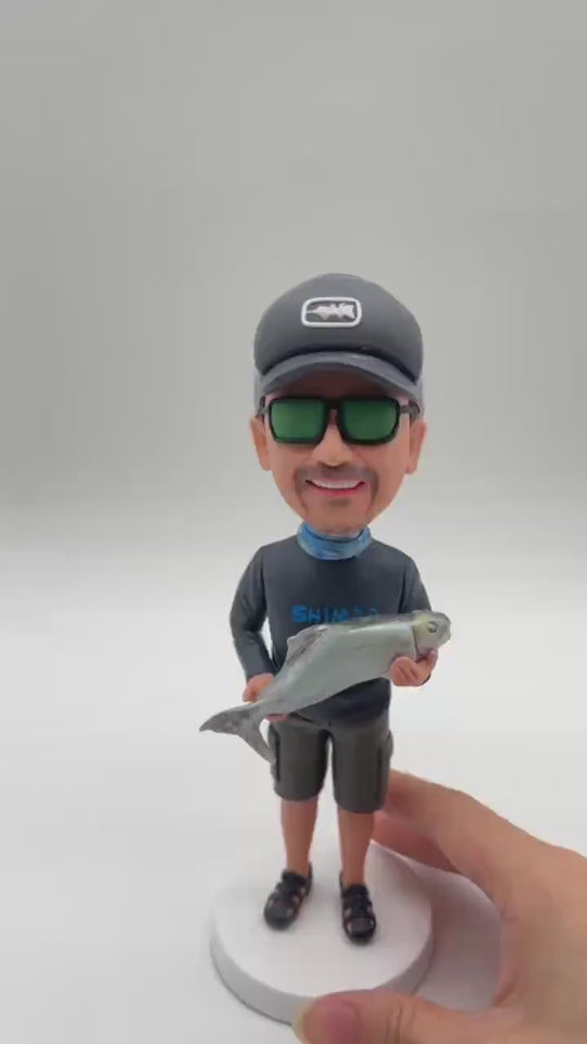 Custom Bobblehead - The Fishing Gift That’ll Make Them Bobble With Joy