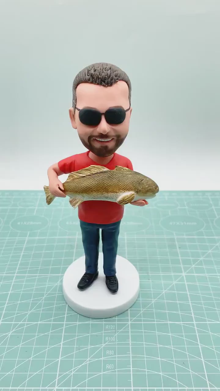 Custom Bobblehead - The Fishing Gift That’ll Make Them Bobble With Joy
