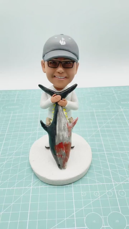 Custom Bobblehead - The Fishing Gift That’ll Make Them Bobble With Joy