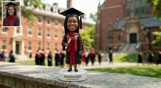 Custom Bobble Head Mini Figurine Graduation Customized