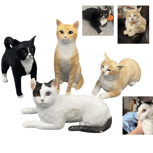 Custom Cat Figurine | Cat Figurine Cake Topper | Coupleofthings